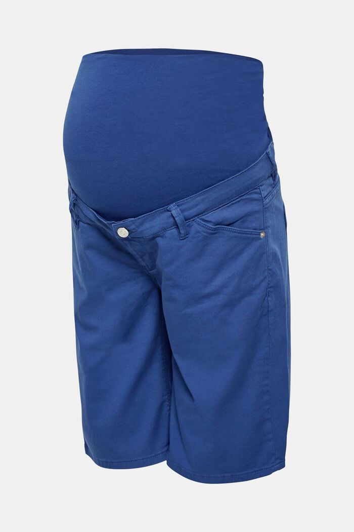 Chino-Shorts mit Unterbauchbund, DARK BLUE, detail image number 0