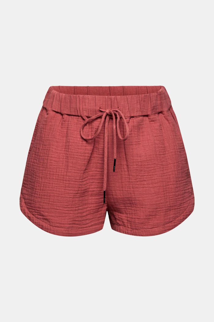 Women Shorts & Capris | Stoff-Shorts mit Crinkle-Effekt - LV83384