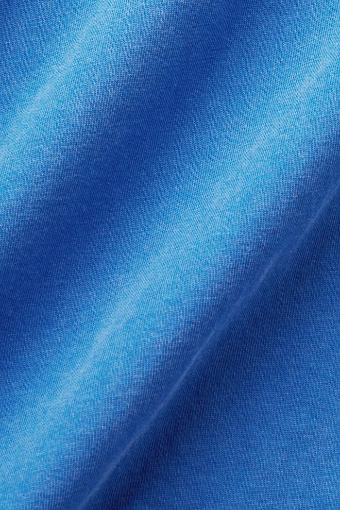 Langes T-Shirt, 100 % Baumwolle, BRIGHT BLUE, detail image number 5