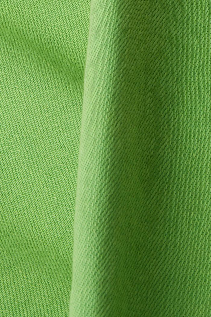 Cropped-Hose mit Fransensaum, GREEN, detail image number 6