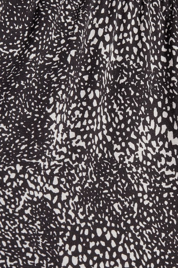 Jerseykleid mit Rüschen, LENZING™ ECOVERO™, NEW BLACK, detail image number 4