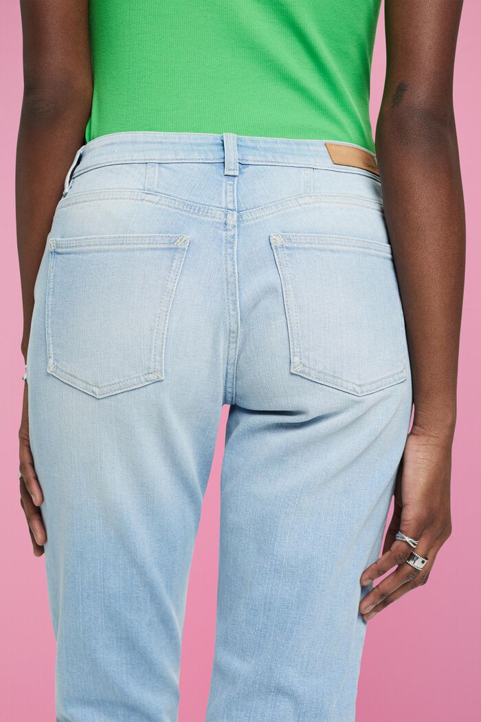 Slim-Fit-Jeans mit mittlerer Bundhöhe, BLUE BLEACHED, detail image number 2