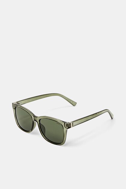 Kantige Sonnenbrille, OLIVE GREEN, overview