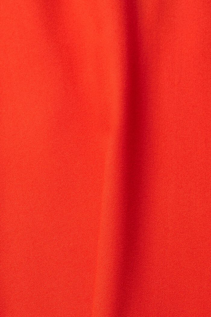 Bluse mit V-Ausschnitt, RED, detail image number 1