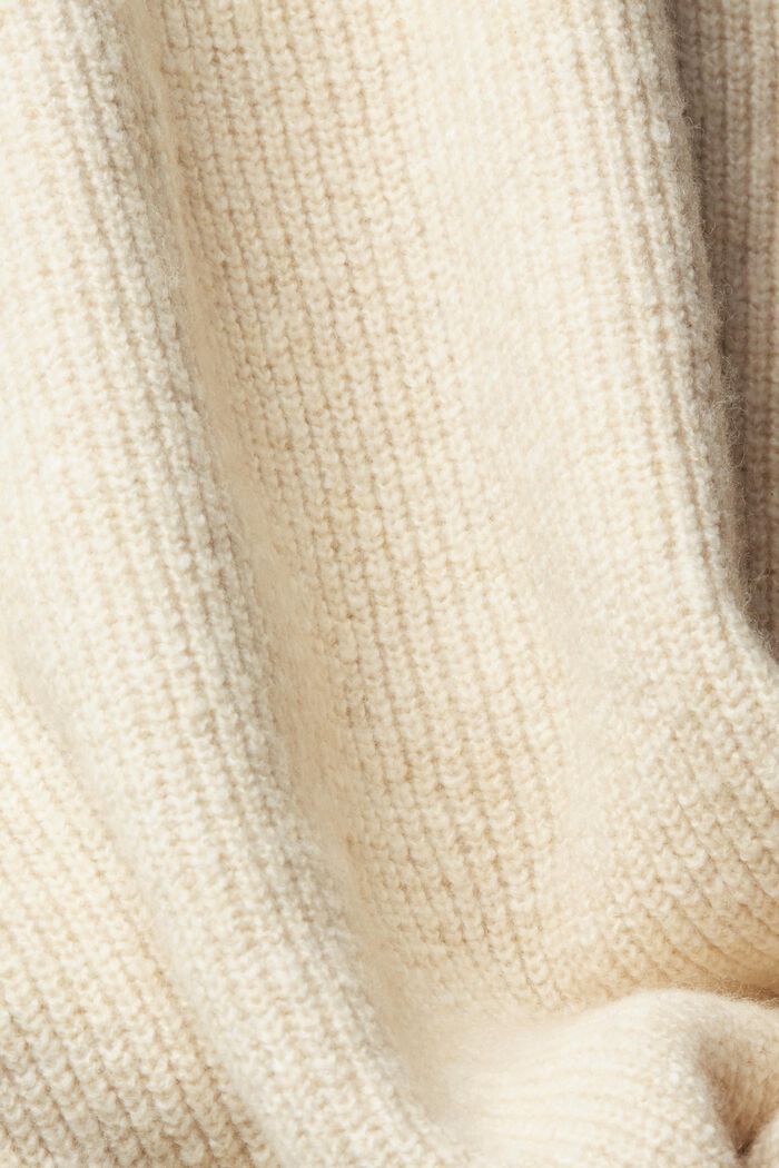 Strukturiertes Strickkleid mit Wolle, ICE, detail image number 5
