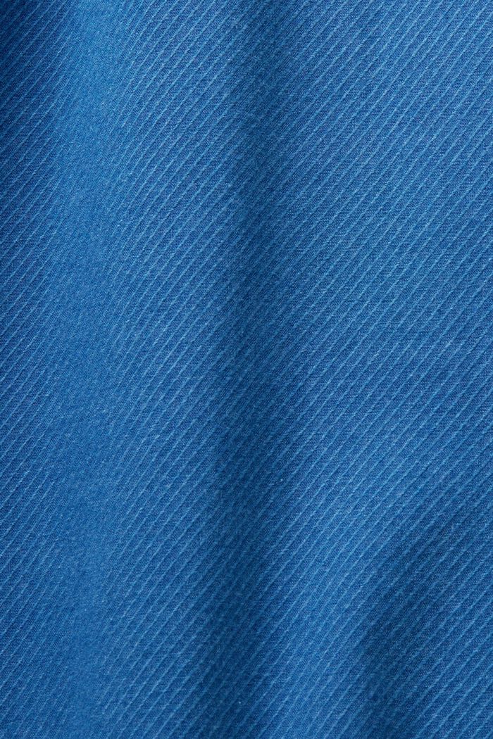 Bluse aus Baumwolltwill, NAVY, detail image number 5