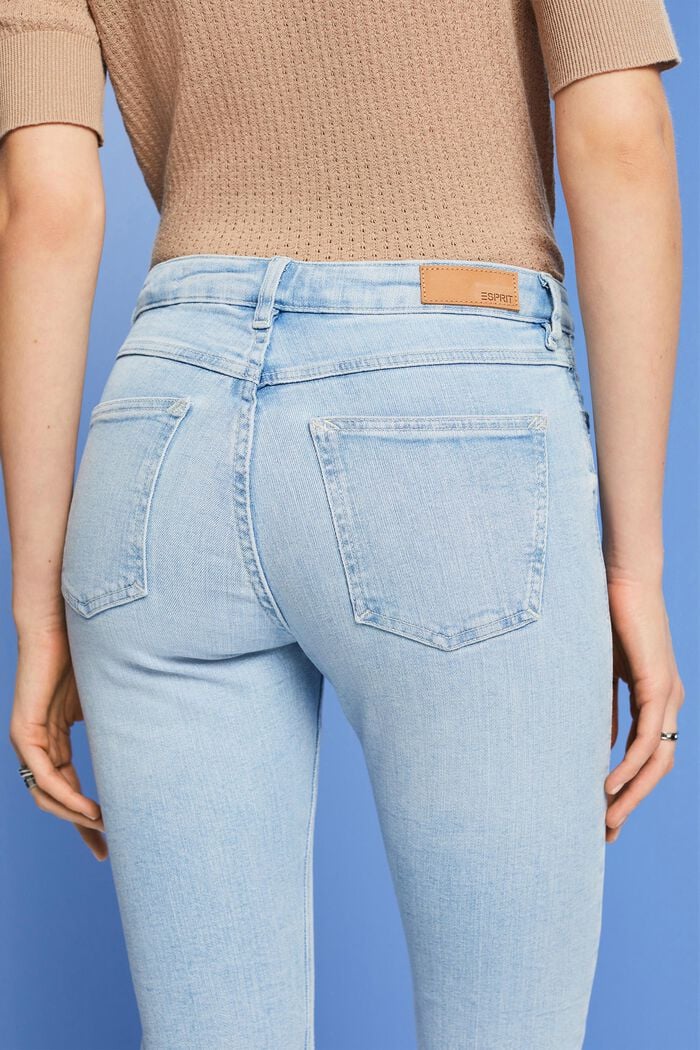 Slim-Fit-Jeans mit mittlerer Bundhöhe, BLUE BLEACHED, detail image number 2