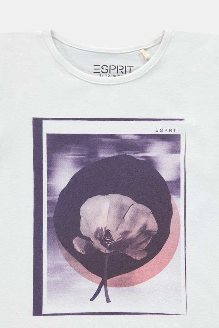 T-Shirt mit Print auf der Vorderseite, WHITE, detail image number 2
