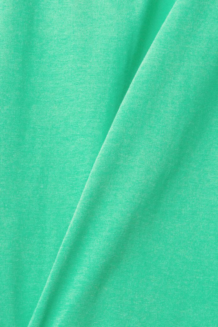 T-Shirt aus Jersey, GREEN, detail image number 4