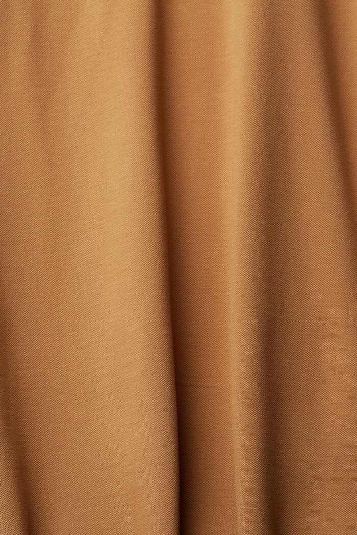 Piqué-Poloshirt aus Baumwolle, TOFFEE, detail image number 6