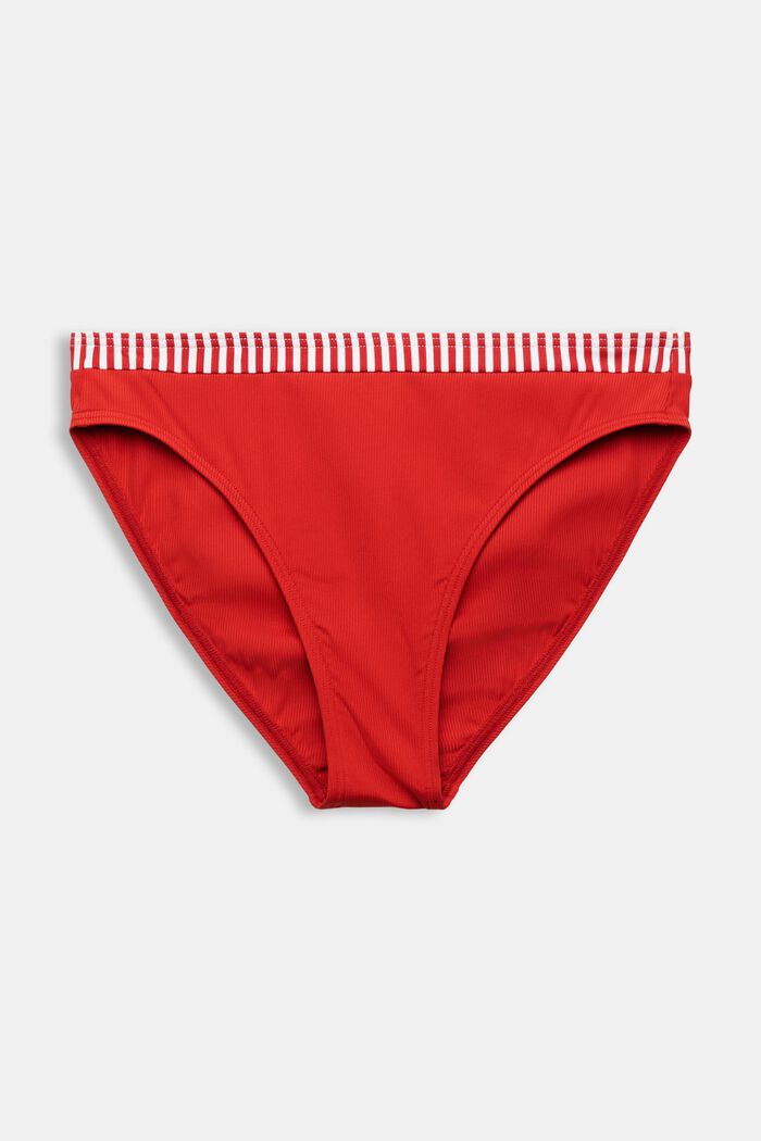 Bikinihose mit mittlerem Bund, DARK RED, detail image number 4