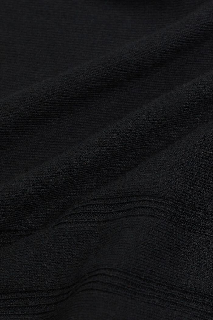 Cardigan mit V-Ausschnitt, BLACK, detail image number 5