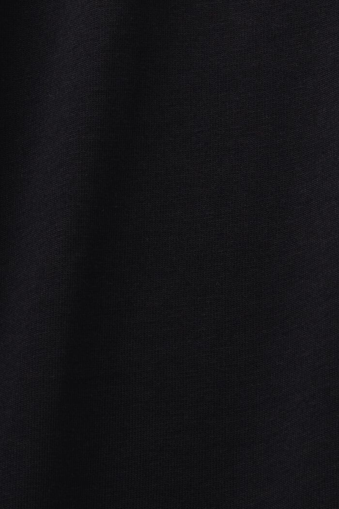 Bedrucktes Jersey-T-Shirt, 100 % Baumwolle, BLACK, detail image number 4