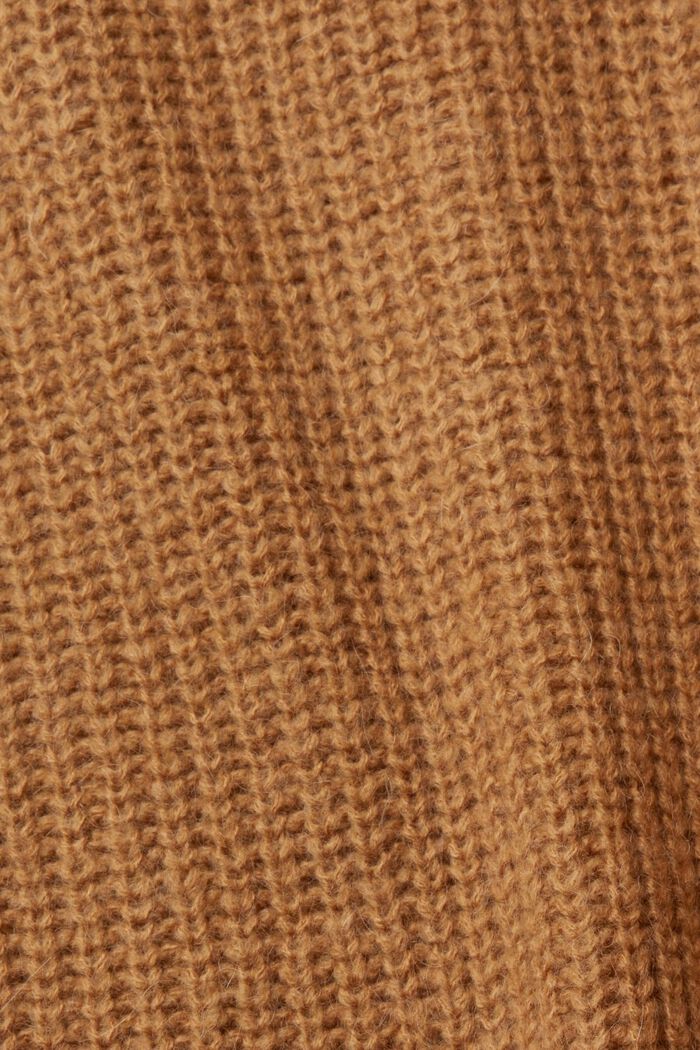 Ärmelloser Pullover aus Wollmix, LIGHT TAUPE, detail image number 1