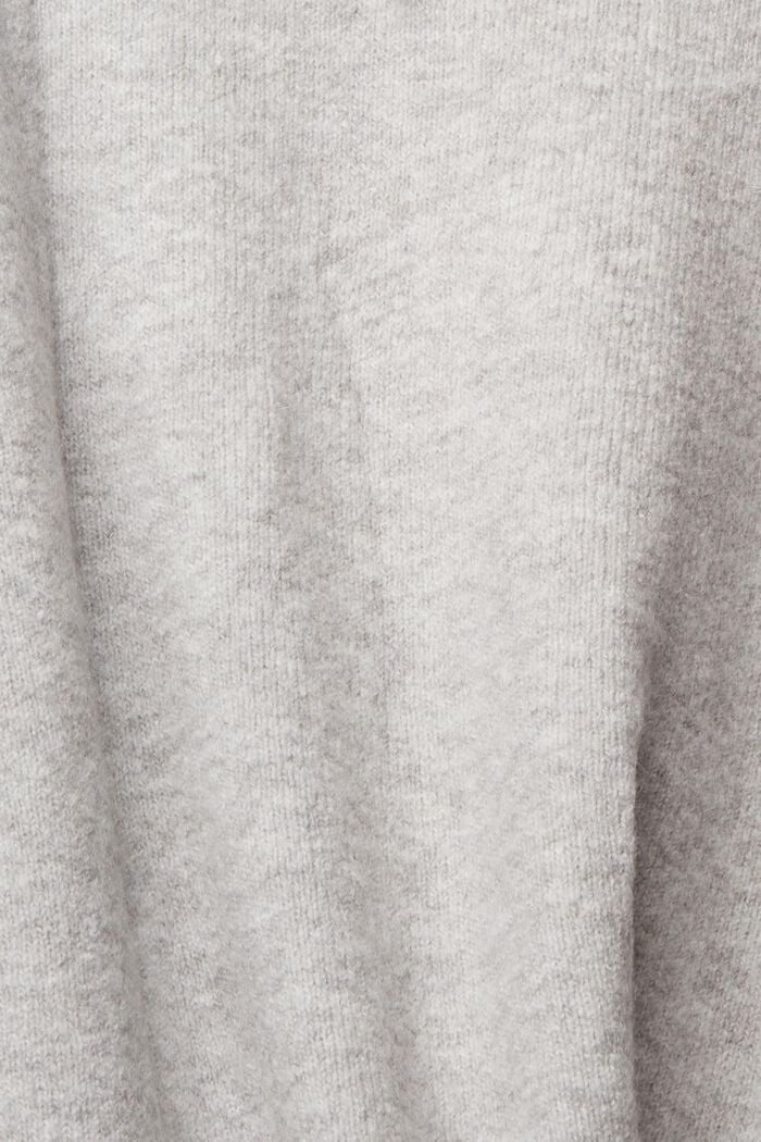 Mit Wolle: flauschiger Pullover, LIGHT GREY 3, detail image number 5