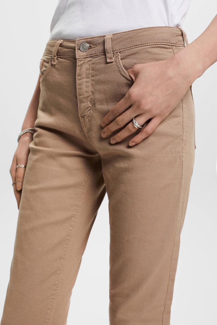 Slim-Fit-Jeans mit mittlerer Bundhöhe, TAUPE, detail image number 2