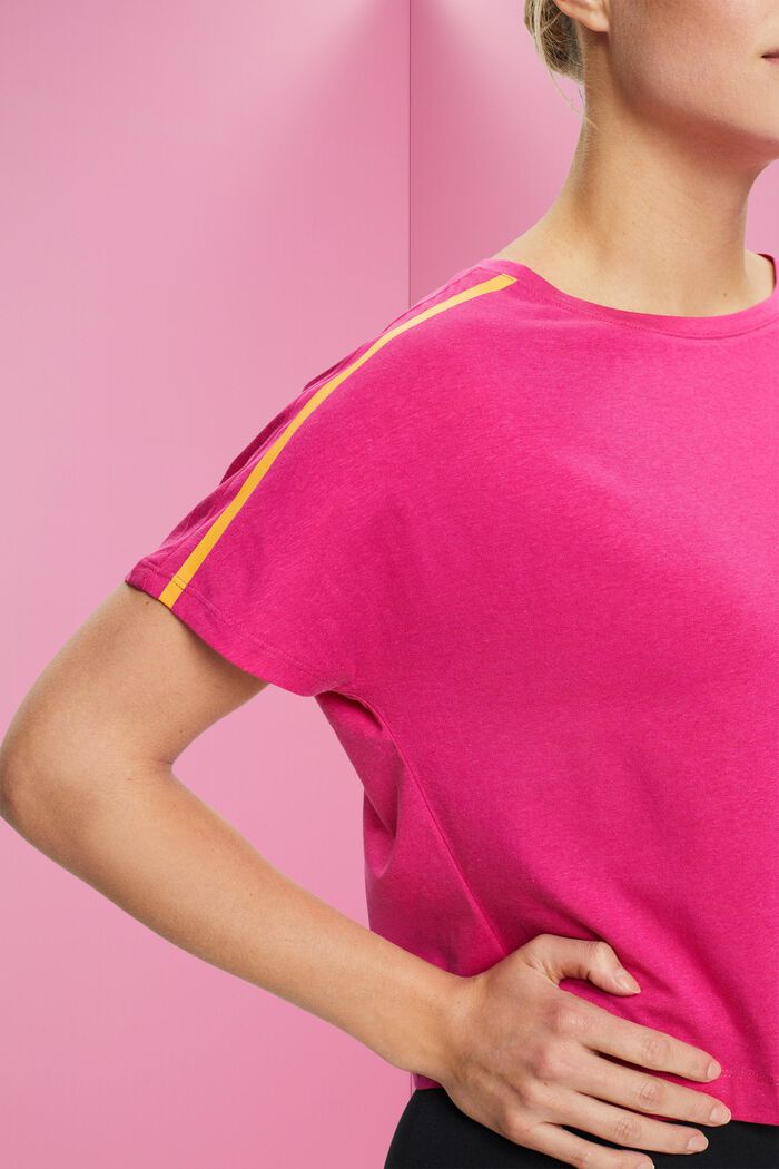 Cropped T-Shirt, PINK FUCHSIA, detail image number 2