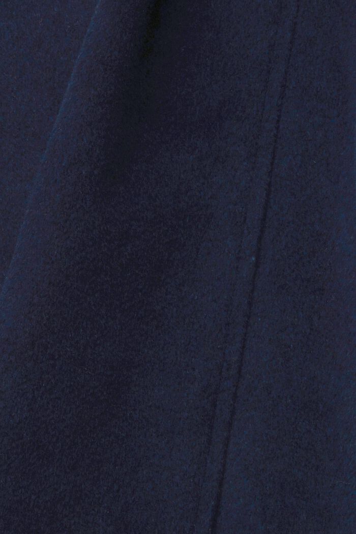 Doppelreihiger Mantel aus Wollmix, NAVY, detail image number 5
