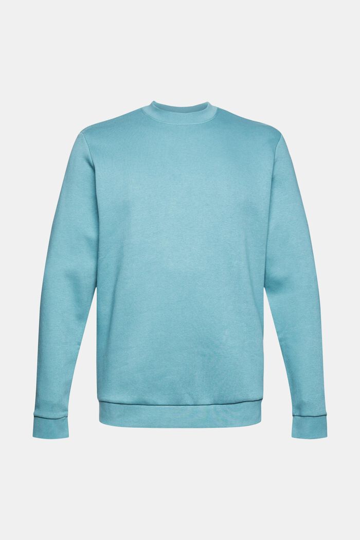 Sweatshirt mit Print aus Baumwoll-Mix, LIGHT TURQUOISE, detail image number 6