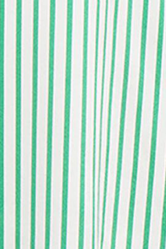 Gestreiftes Hemd aus Charmeuse Seide, GREEN, detail image number 6