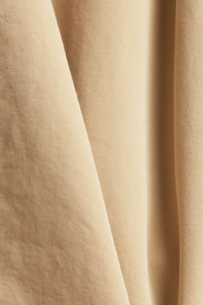 Canvas-Kleid aus 100% Pima-Baumwolle, SAND, detail image number 1