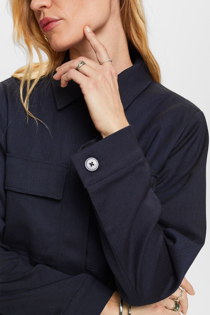 Jacke in Boxy-Silhouette, NAVY, detail image number 2