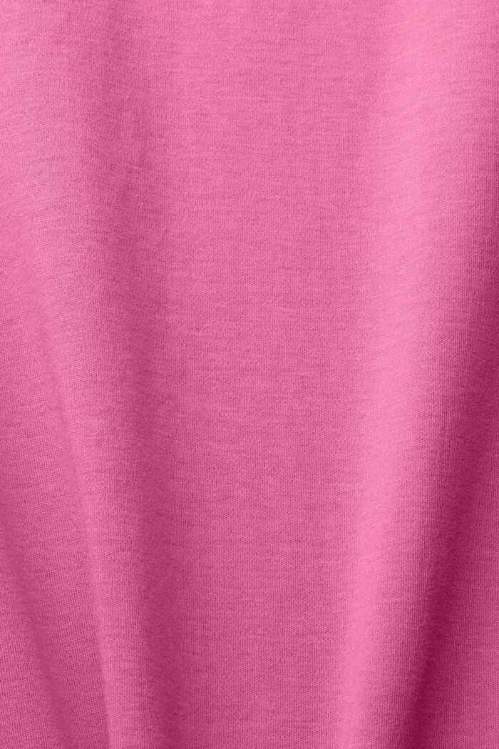 Unifarbenes Jersey-T-Shirt, VIOLET, detail image number 4