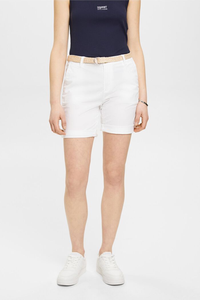 Chino-Shorts, WHITE, detail image number 0