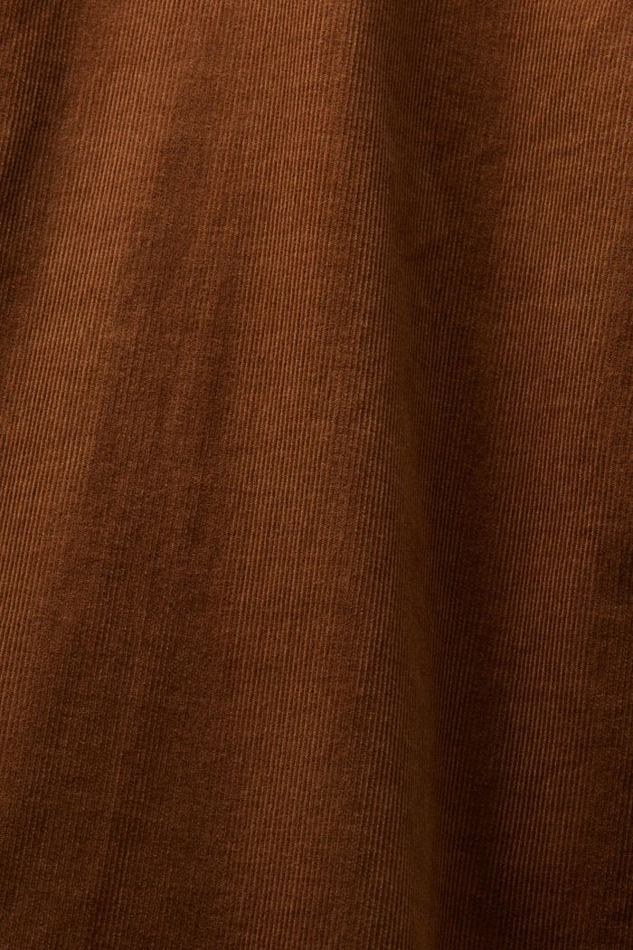 Hemd aus Cord, 100% Baumwolle, BARK, detail image number 5