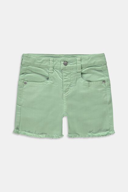 Recycelt: Shorts mit verstellbarem Bund, PISTACCHIO GREEN, overview