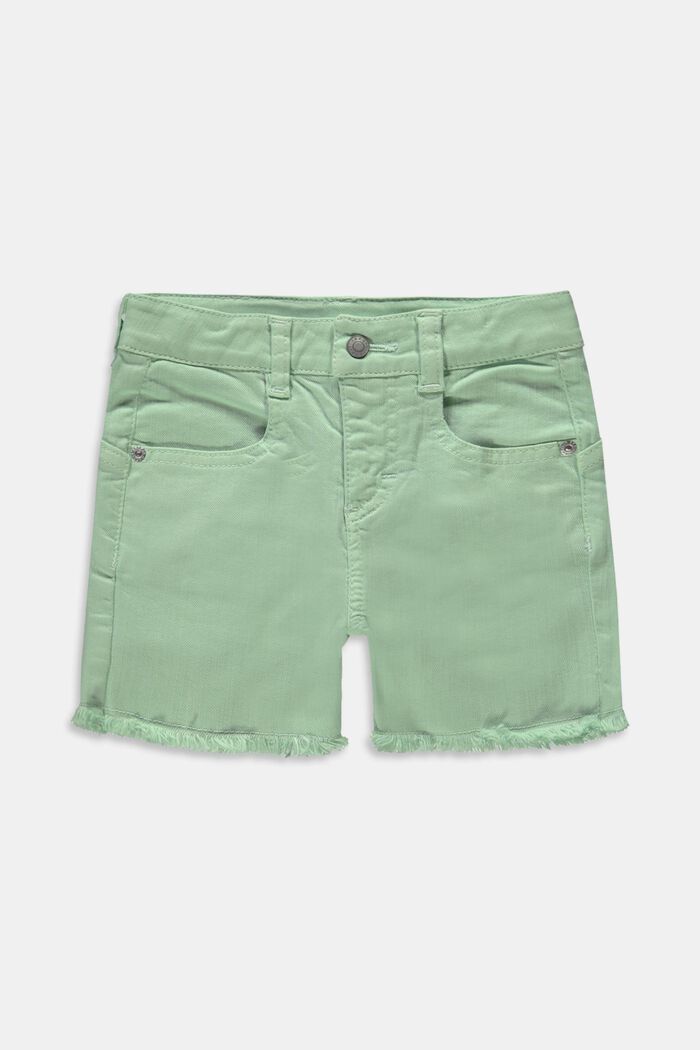 Recycelt: Shorts mit verstellbarem Bund, PISTACCHIO GREEN, detail image number 0