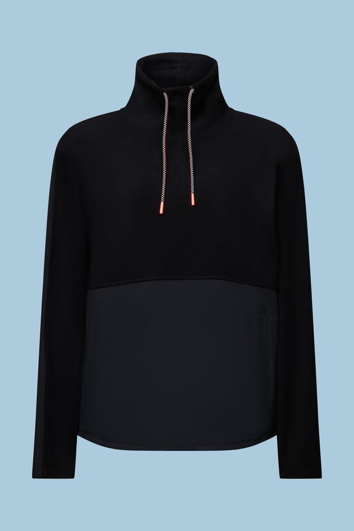 Active Fleece-Sweatshirt, BLACK, detail image number 6