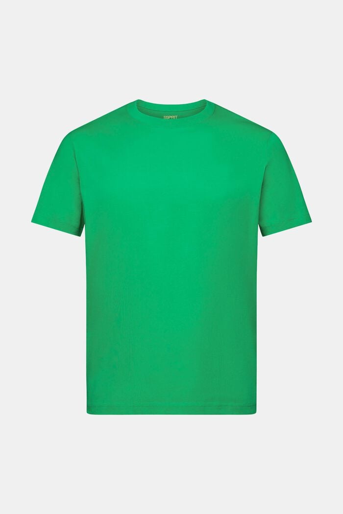 Jersey-T-Shirt mit Rundhalsausschnitt, NEW GREEN, detail image number 6