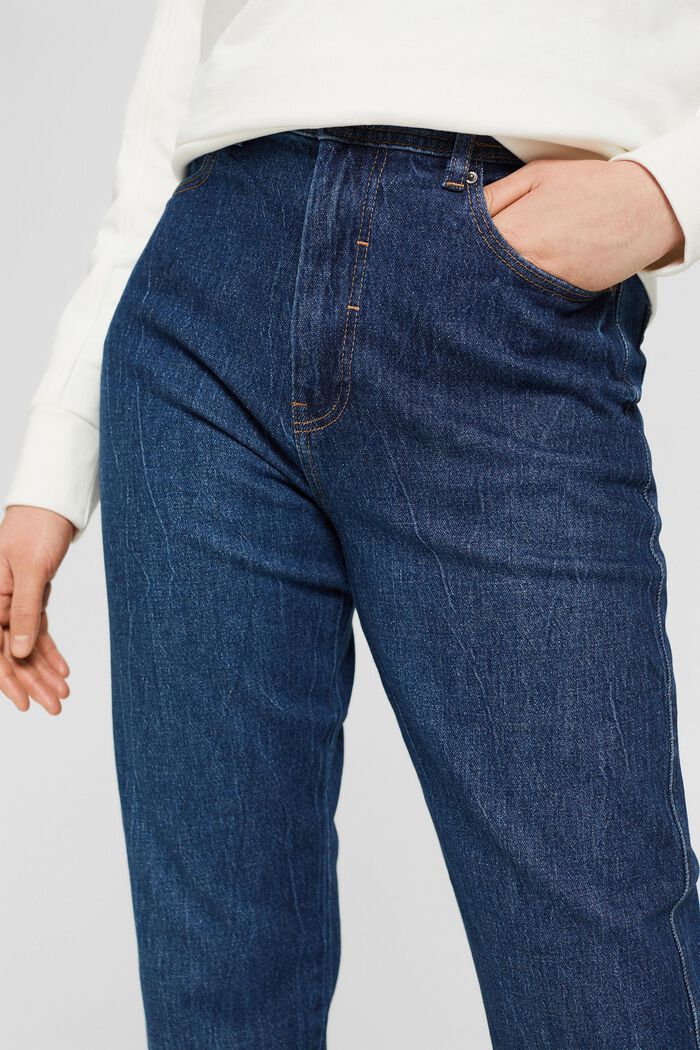 Jeans mit geradem Bein, BLUE DARK WASHED, detail image number 2