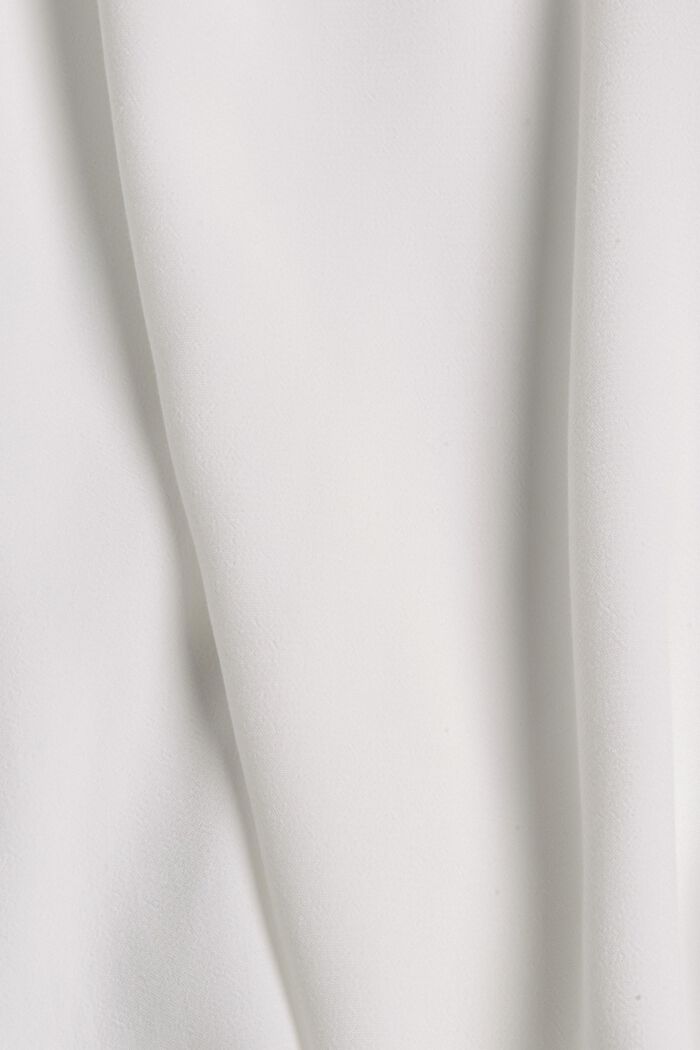 Bluse mit breiten Manschetten, LENZING™ ECOVERO™, OFF WHITE, detail image number 4