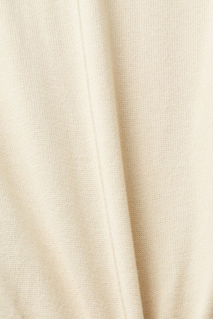 Sweatshirt-Kleid mit Kapuze, CREAM BEIGE, detail image number 6