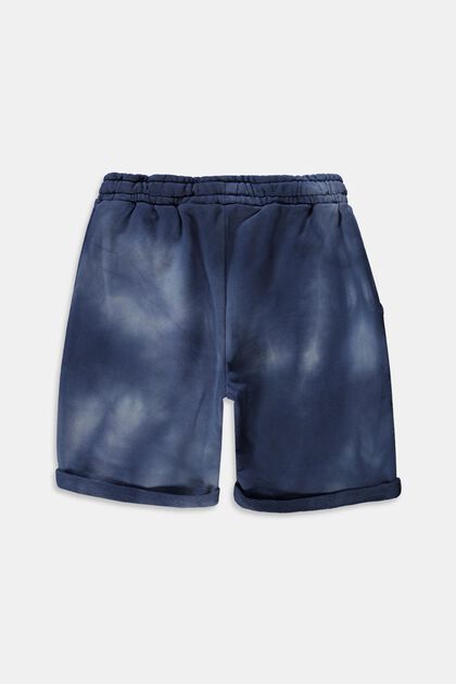 Sweat-Shorts im Batik-Look