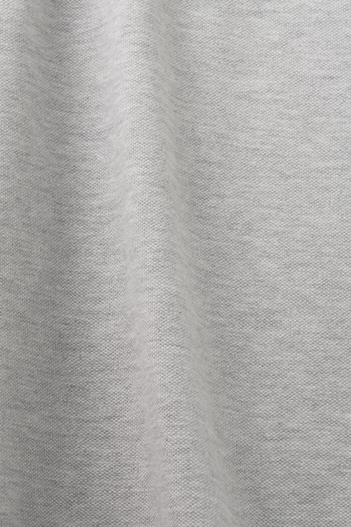 Zweifarbiges Piqué-Poloshirt, LIGHT GREY, detail image number 4