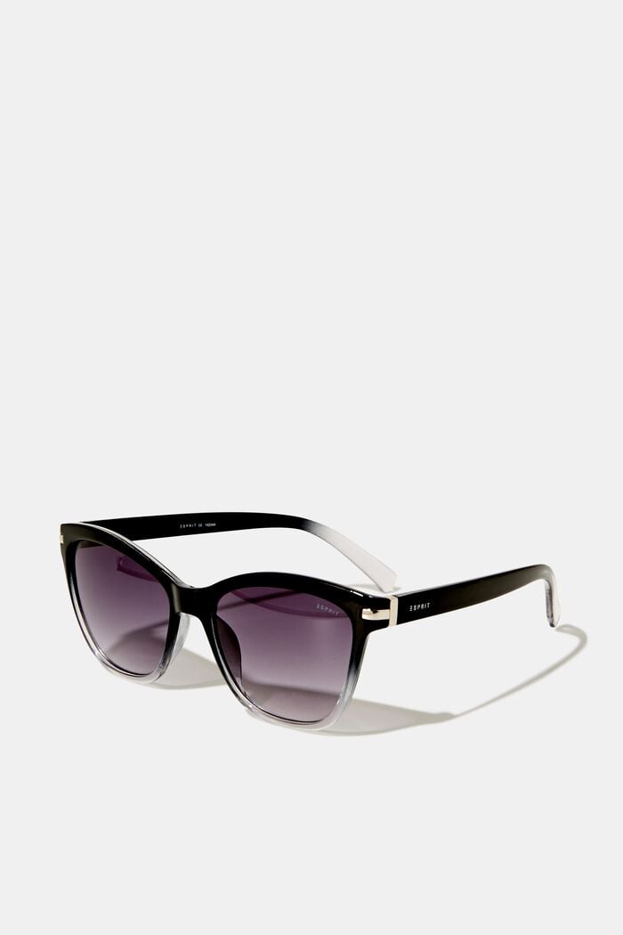 Sonnenbrille mit Metall-Details, BLACK, detail image number 0