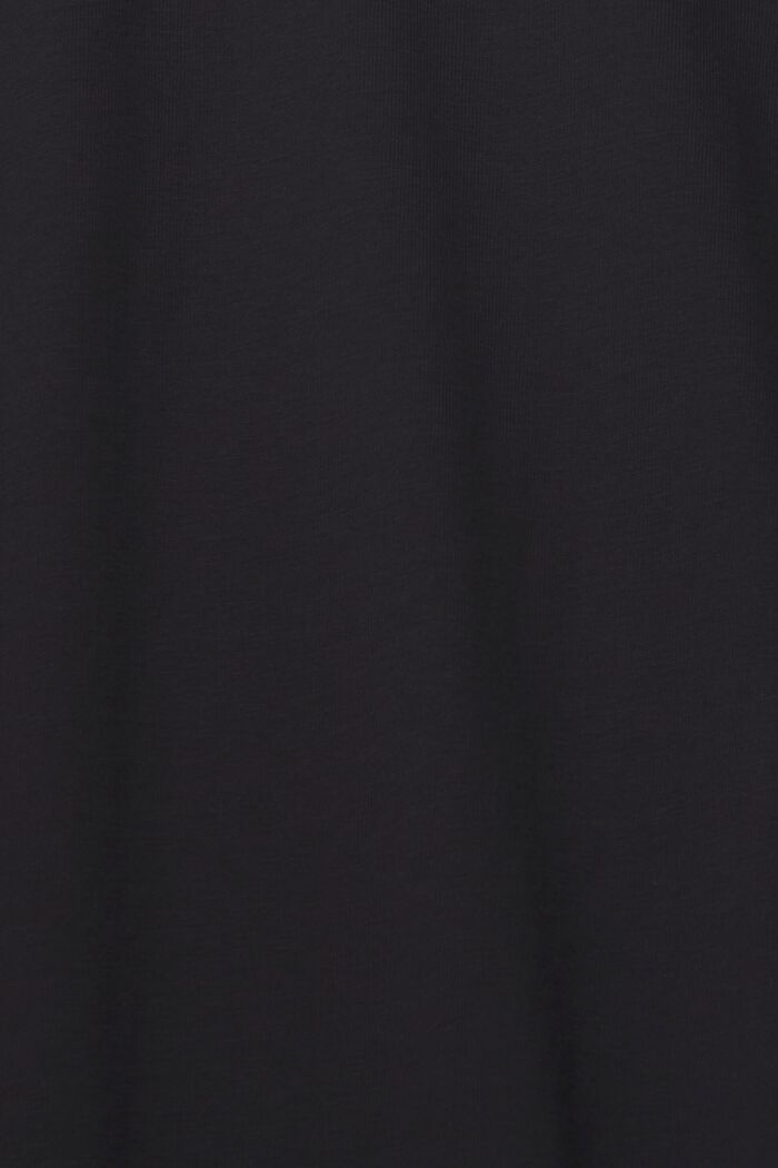 Langarm-Top aus Jersey, 100 % Baumwolle, BLACK, detail image number 5