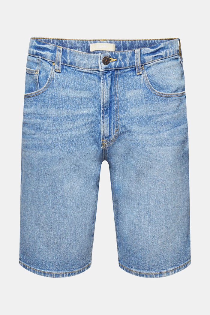 Jeans-Bermudashorts, BLUE MEDIUM WASHED, detail image number 7