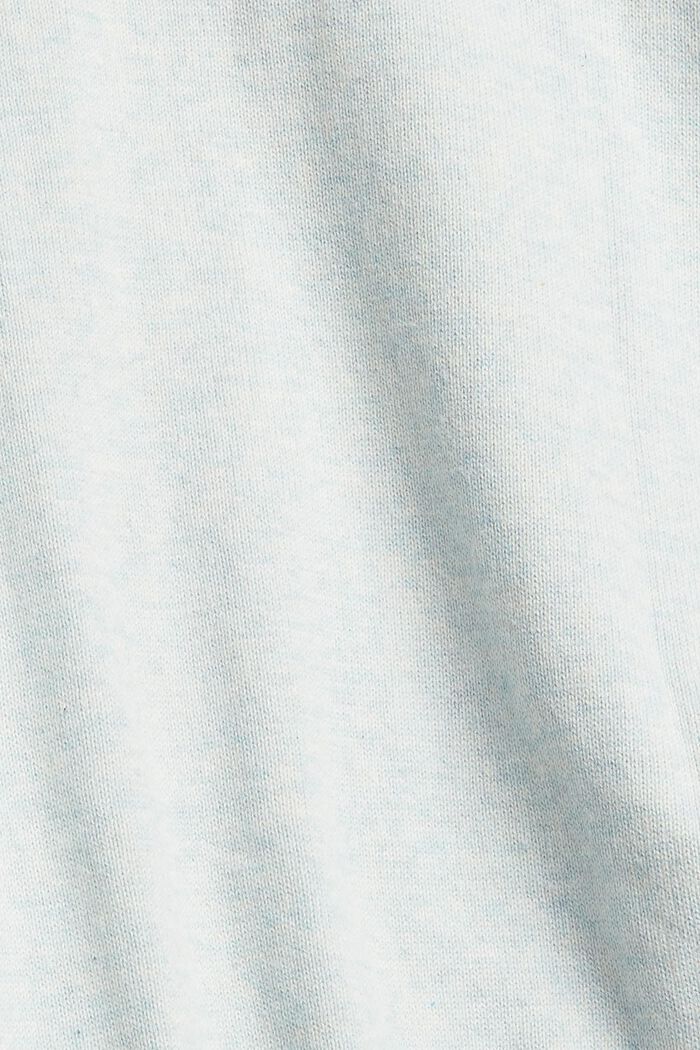 Strick-Mix-Cardigan aus Bio-Baumwolle, PASTEL BLUE, detail image number 3
