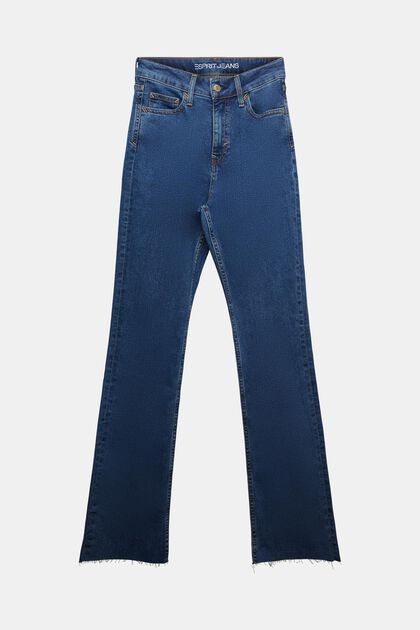 Bootcut-Jeans mit besonders hohem Bund