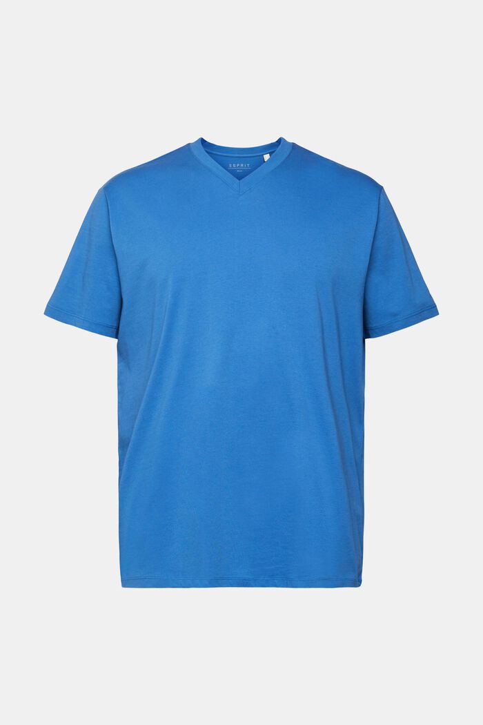 Jersey T-Shirt, 100% Baumwolle, BLUE, detail image number 6