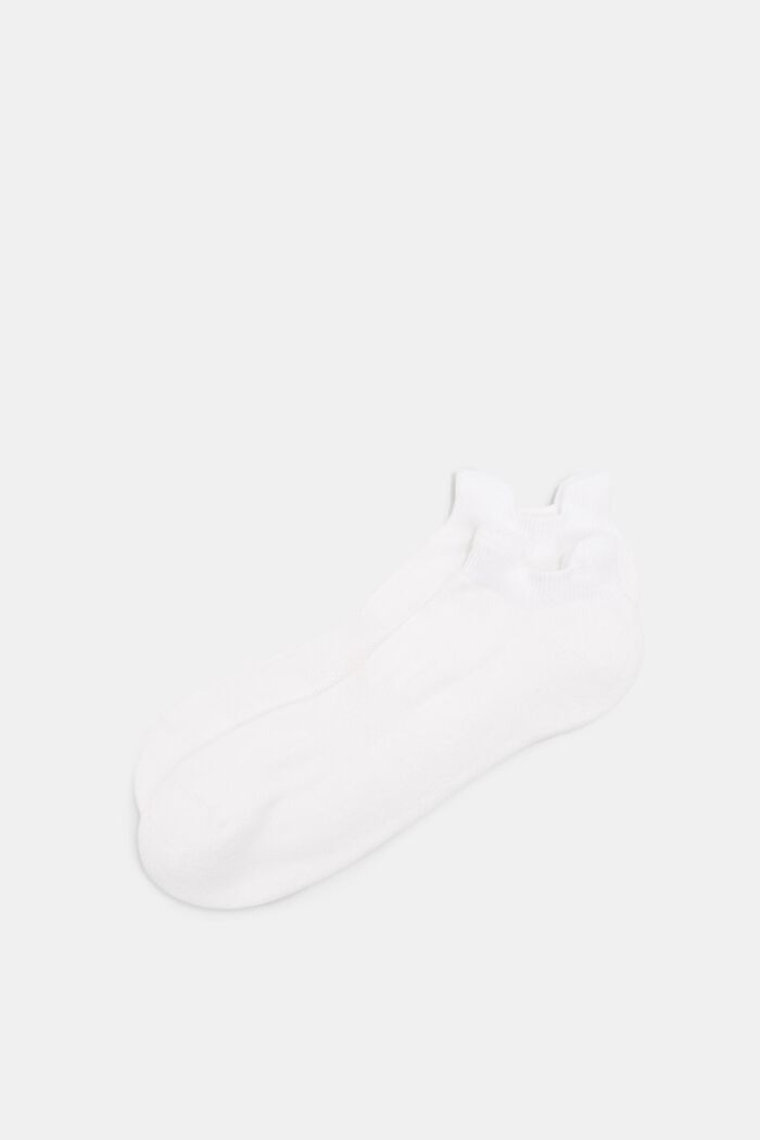 2er-Pack Sneaker-Socken mit Frotteesohle, WHITE, detail image number 0