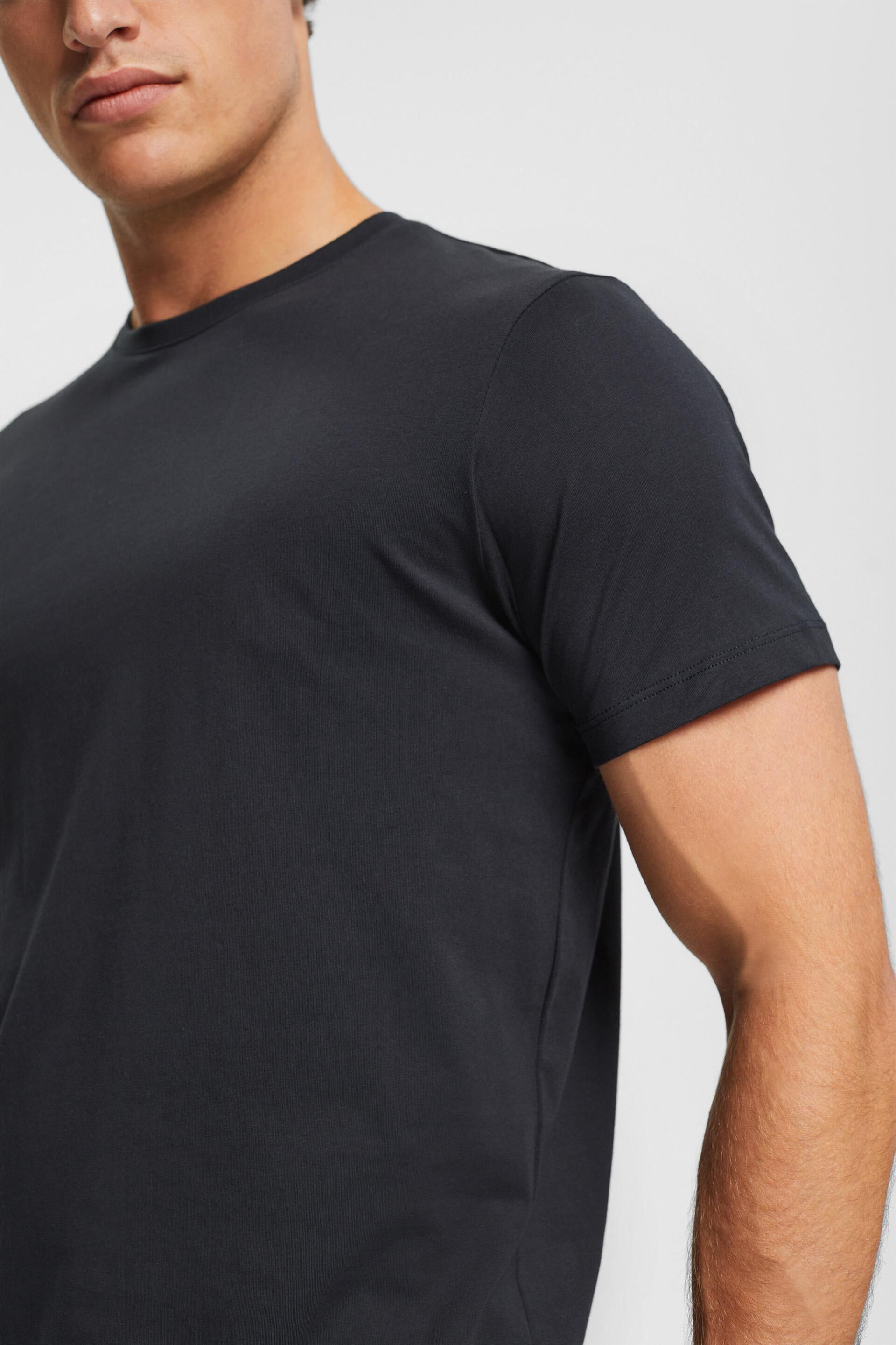 ESPRIT Jersey-Shirt aus 100% Baumwolle 