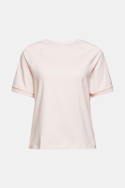 T-Shirt aus Baumwollstretch, LIGHT PINK, overview