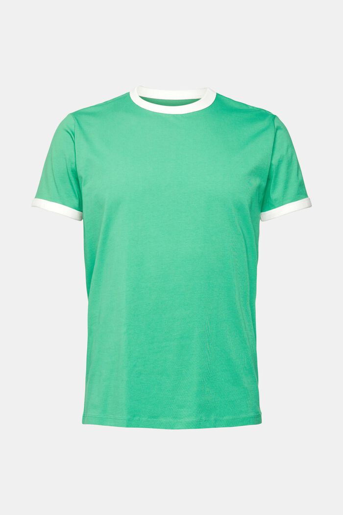 T-Shirt aus Jersey, GREEN, detail image number 5