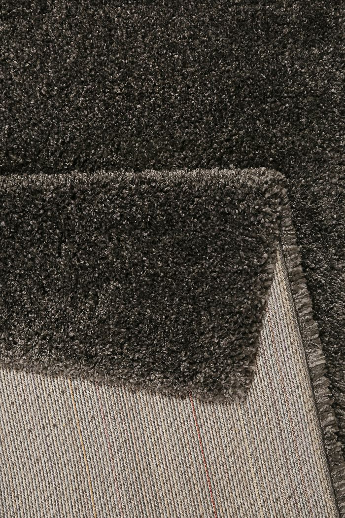 Gewebter Hochflor-Teppich, meliert, DARK GREY, detail image number 2