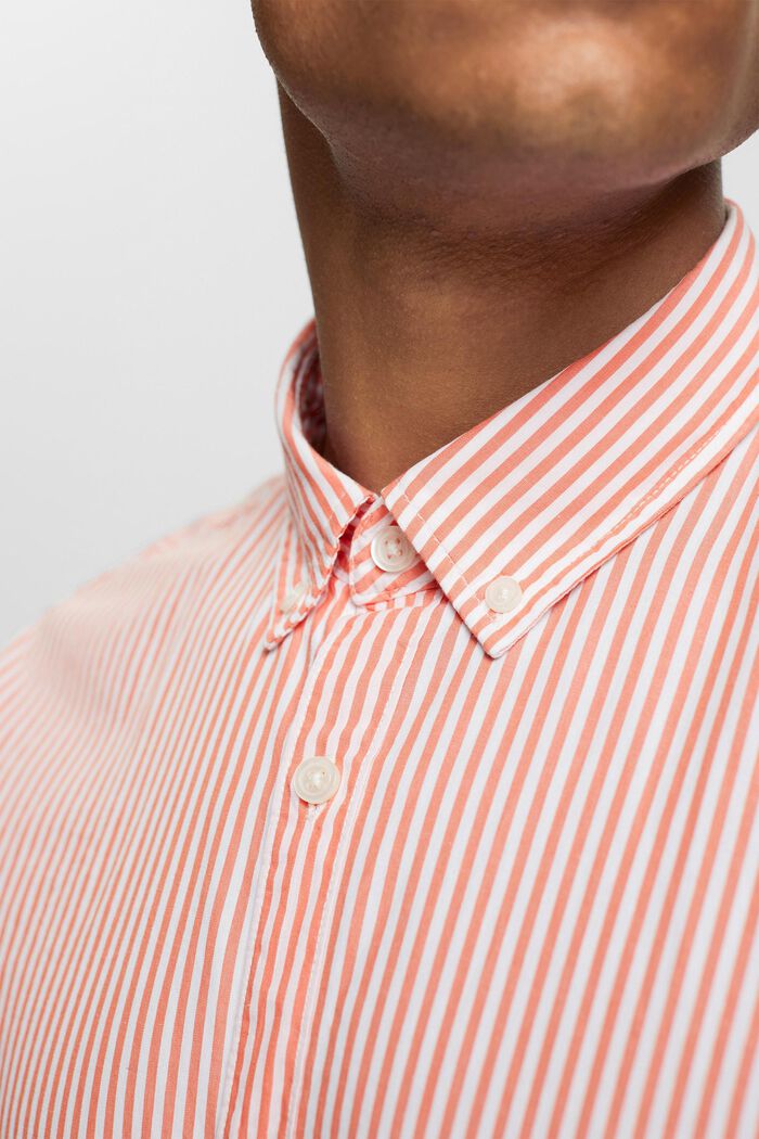 Button-Down-Hemd mit Streifenmuster, CORAL, detail image number 2